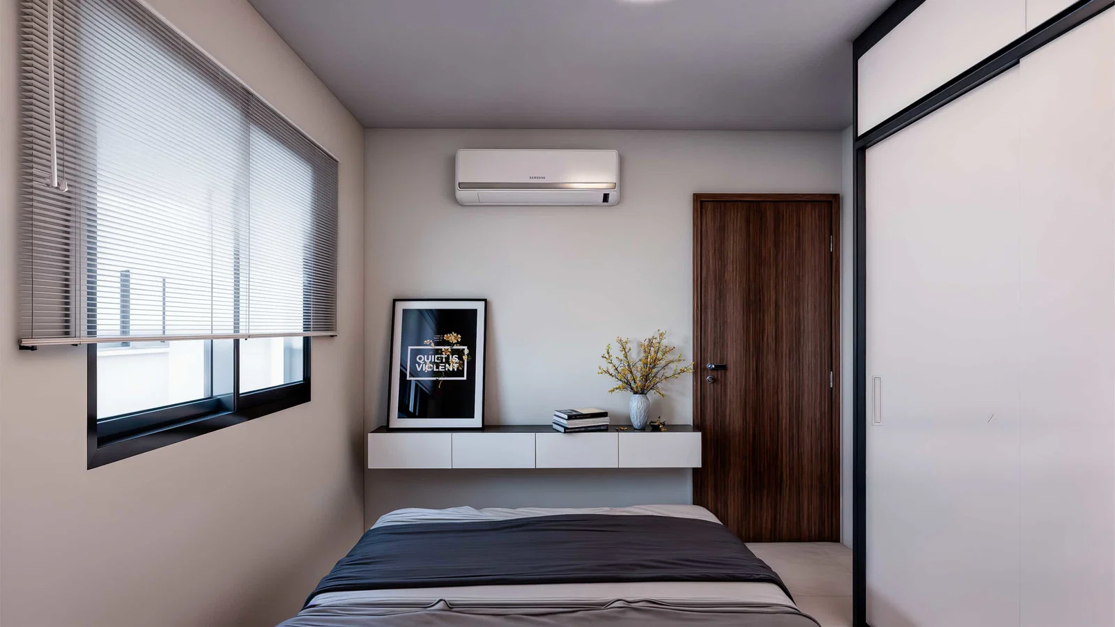 Quarto de casal decorado